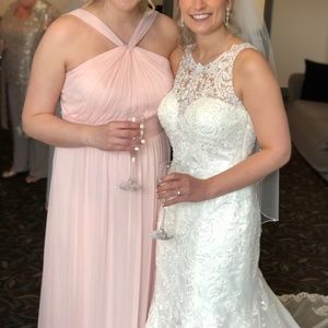 Blush Pink Dress - wore once for wedding